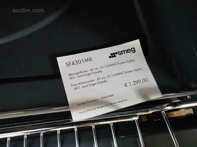 Inbouw microgolfoven smeg sf4301mx - afbeelding 3 van  4
