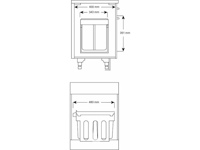 Inbouw prullenbak - afbeelding 2 van  7