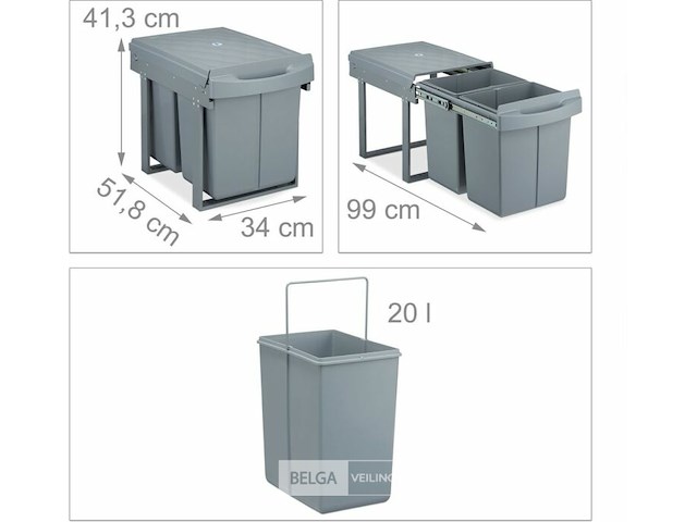 Inbouw prullenbak - afbeelding 4 van  6