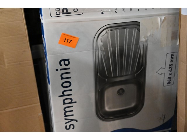 Inbouw spoelbak symfonia - afbeelding 2 van  2