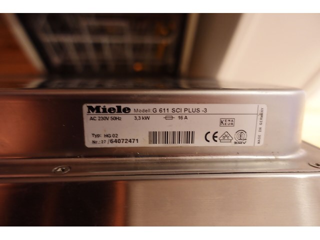 Inbouw vaatwas miele - afbeelding 6 van  6