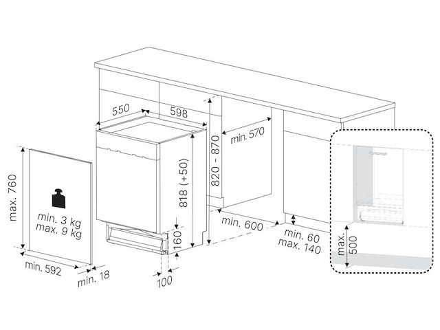 Inbouw vaatwasmachine küpperbusch g6500 0v - afbeelding 9 van  9