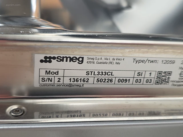 Inbouw vaatwassser smeg stl333cl - afbeelding 9 van  12