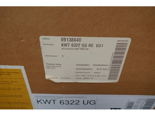 Inbouw wijnkoelkast met legplanken miele - afbeelding 5 van  5
