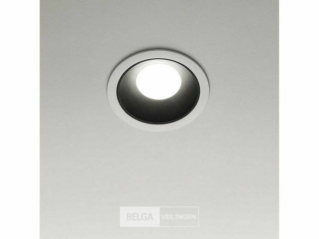 Inbouwlamp gu10 - rond - zwart/wit - ip20 (100x) - afbeelding 1 van  5