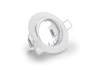 Inbouwlamp gu10 met lamphouder - ip20 - wit (x50) - afbeelding 1 van  5