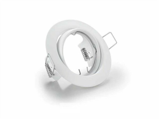 Inbouwlamp gu10 met lamphouder – ip20 – wit (x100) - afbeelding 3 van  6