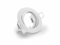 Inbouwlamp gu10 met lamphouder – ip20 – wit (x100) - afbeelding 3 van  6