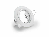 Inbouwlamp gu10 met lamphouder – ip20 – wit (x100) - afbeelding 3 van  6