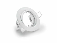 Inbouwlamp gu10 met lamphouder – ip20 – wit (x100) - afbeelding 3 van  6