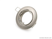 Inbouwlamp gu10 met lamphouder – zilver – ip20 (x100) - afbeelding 2 van  5