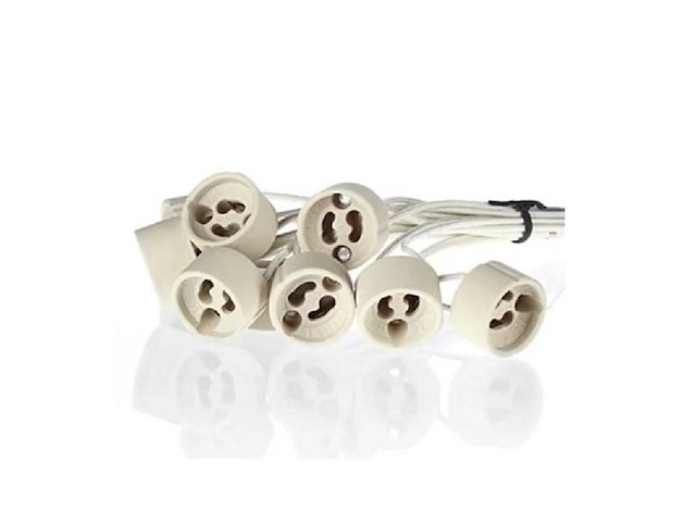 Inbouwlamp gu10 met lamphouder – zilver – ip20 (x50) - afbeelding 3 van  5