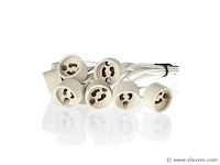 Inbouwlamp gu10 met lamphouder – zilver – ip20 (x50) - afbeelding 3 van  5