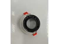Inbouwlamp gu10 – richtbaar – rond – zwart/wit – ip20 (x100) - afbeelding 4 van  4