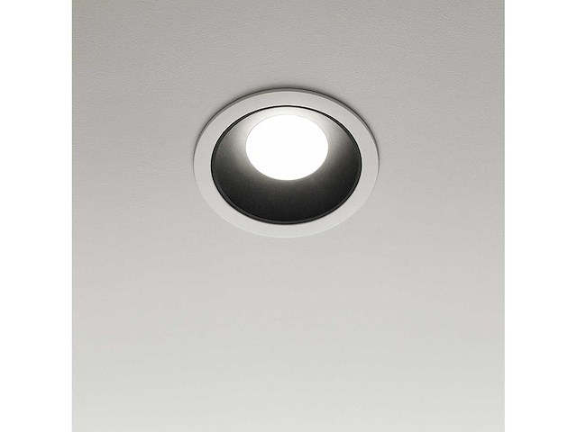 Inbouwlamp gu10 – rond – zwart/wit – ip20 (100x) - afbeelding 1 van  4