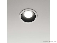 Inbouwlamp gu10 – rond – zwart/wit – ip20 (100x) - afbeelding 1 van  4
