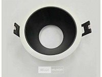 Inbouwlamp gu10 – rond – zwart/wit – ip20 (100x) - afbeelding 3 van  5