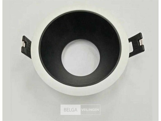 Inbouwlamp gu10 – rond – zwart/wit – ip20 (x50) - afbeelding 3 van  5