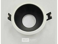 Inbouwlamp gu10 – rond – zwart/wit – ip20 (x50) - afbeelding 3 van  5