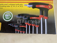 Inbus kogelkop 10 delig met rekje - afbeelding 1 van  4