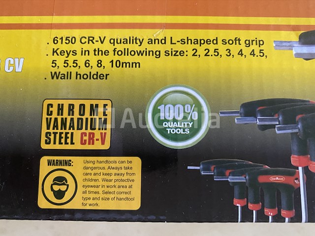 Inbus kogelkop 10 delig met rekje - afbeelding 2 van  4