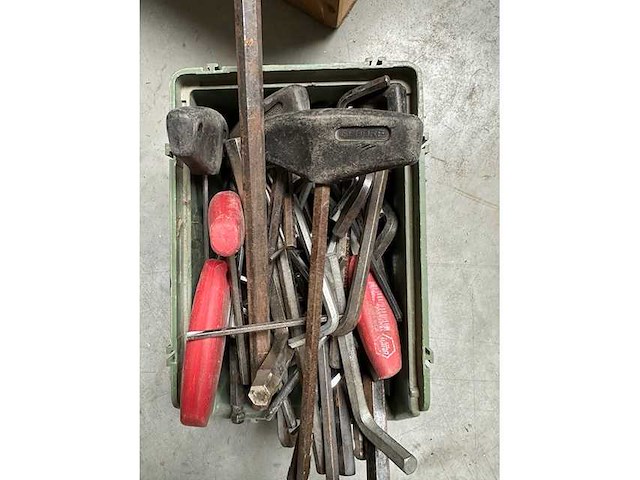 Inbussleutels - tool box - afbeelding 1 van  1
