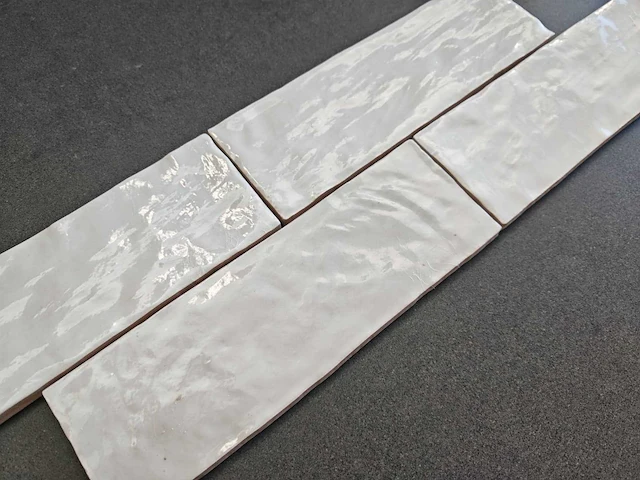 Inca riad white glans wandtegel 6,5x20 cm 4,4 m² - afbeelding 3 van  7