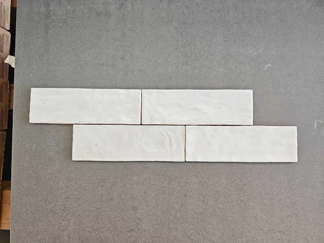 Inca riad white glans wandtegel 6,5x20 cm 4,4 m² - afbeelding 5 van  7