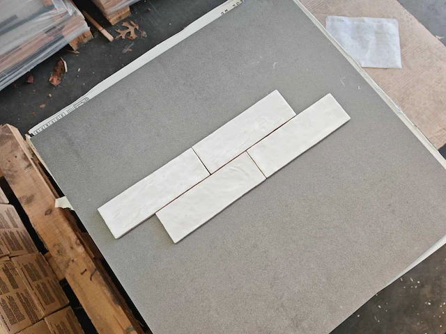 Inca riad white glans wandtegel 6,5x20 cm 4,4 m² - afbeelding 2 van  7