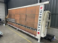 Incomplete verticale platenzaagmachine van het merk striebig. geschikt voor wisselstukken