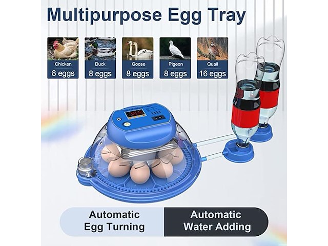 Incubator 8 eieren - afbeelding 3 van  4