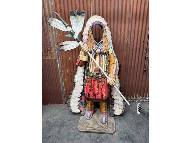 Indiaas harsbeeld zonder gezicht 2 meter - andere woonaccessoires - afbeelding 1 van  8