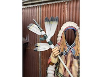 Indiaas harsbeeld zonder gezicht 2 meter - andere woonaccessoires - afbeelding 5 van  8