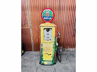 Indian gasoline fuel pump american patina original - afbeelding 6 van  6