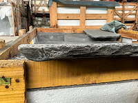 Indisch zwart romeins verband natuursteen tuintegel - afbeelding 2 van  5