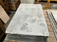 Indisch zwart verouderd natuursteen tuintegel - afbeelding 2 van  5