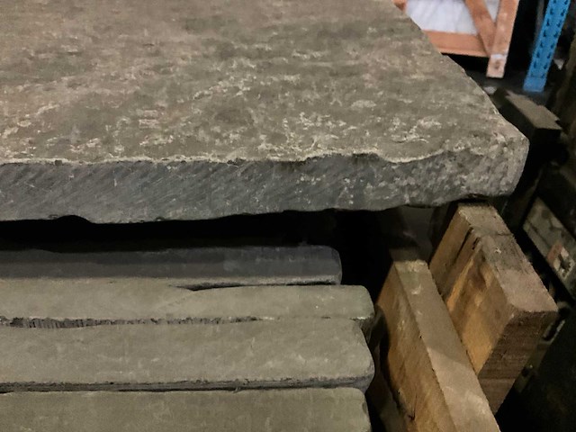 Indisch zwart verouderd partij natuursteen tegels - afbeelding 2 van  3