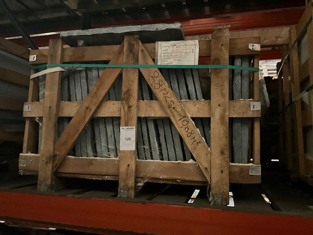 Indisch zwart verouderd partij natuursteen tegels - afbeelding 3 van  3