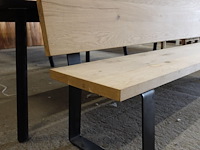 Indoor eik zitbank - afbeelding 3 van  8