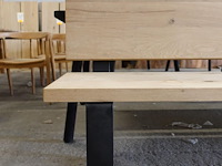Indoor eik zitbank - afbeelding 4 van  8