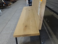 Indoor eik zitbank - afbeelding 6 van  8
