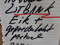 Indoor eik zitbank - afbeelding 8 van  8