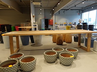 Indoor massief eiken tafel - afbeelding 1 van  5