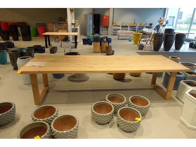 Indoor massief eiken tafel - afbeelding 2 van  5