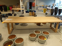 Indoor massief eiken tafel - afbeelding 2 van  5