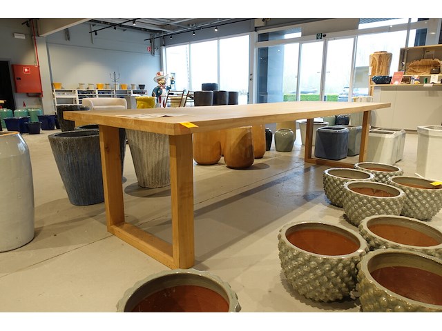 Indoor massief eiken tafel - afbeelding 3 van  5