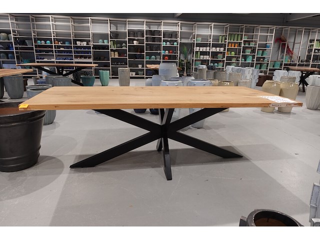 Indoor massief eiken tafel - afbeelding 1 van  6