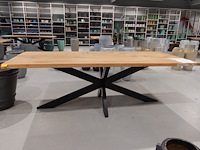 Indoor massief eiken tafel - afbeelding 1 van  6
