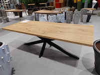 Indoor massief eiken tafel - afbeelding 4 van  6