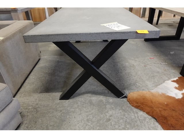 Indoor tafel beton-look - afbeelding 4 van  6